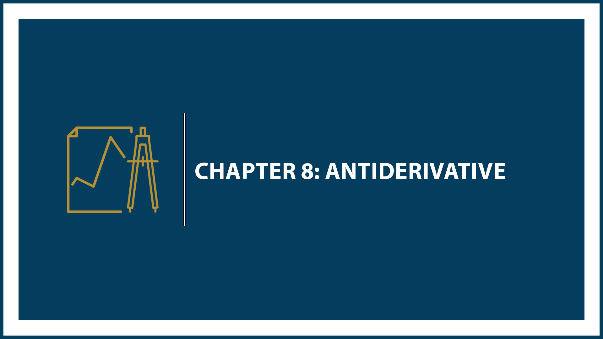 Chapter 8: Antiderivative